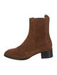 Aeyde Suede Pleated Accents Chelsea Boots