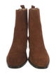 Aeyde Suede Pleated Accents Chelsea Boots