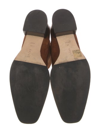 Aeyde Suede Pleated Accents Chelsea Boots