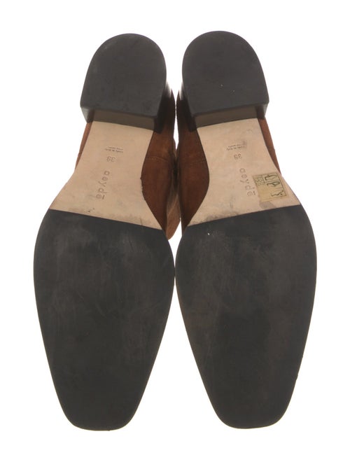 Aeyde Suede Pleated Accents Chelsea Boots