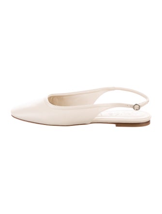 Aeyde Leather Slingback Flats