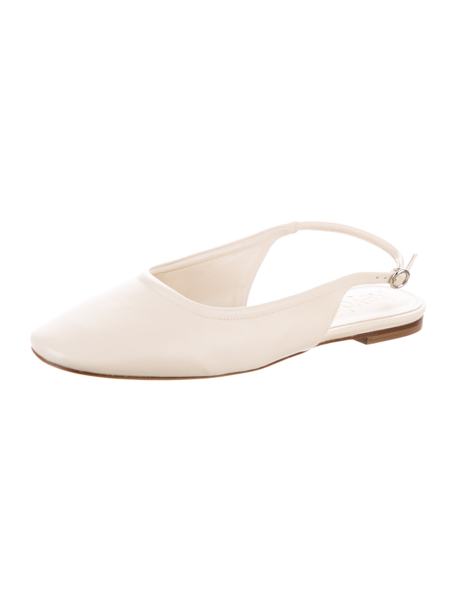 Aeyde Leather Slingback Flats