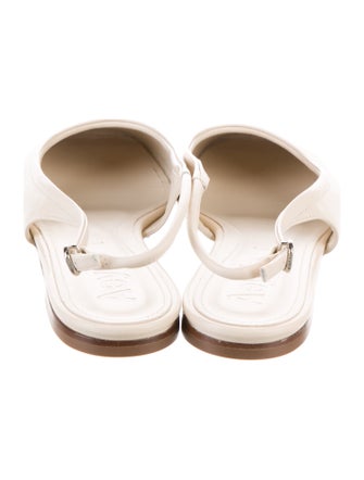 Aeyde Leather Slingback Flats