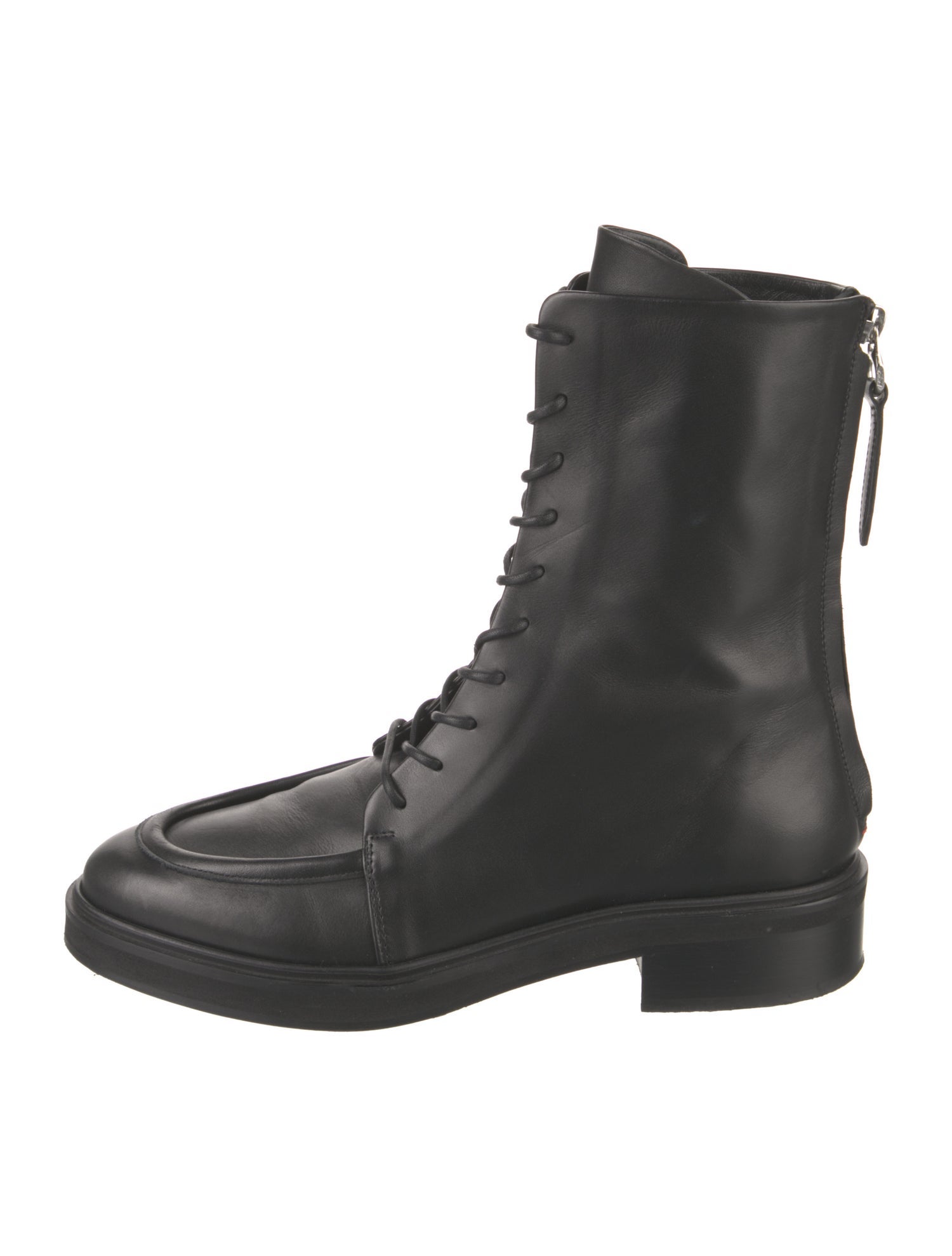 Aeyde Leather Combat Boots