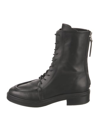Aeyde Leather Combat Boots