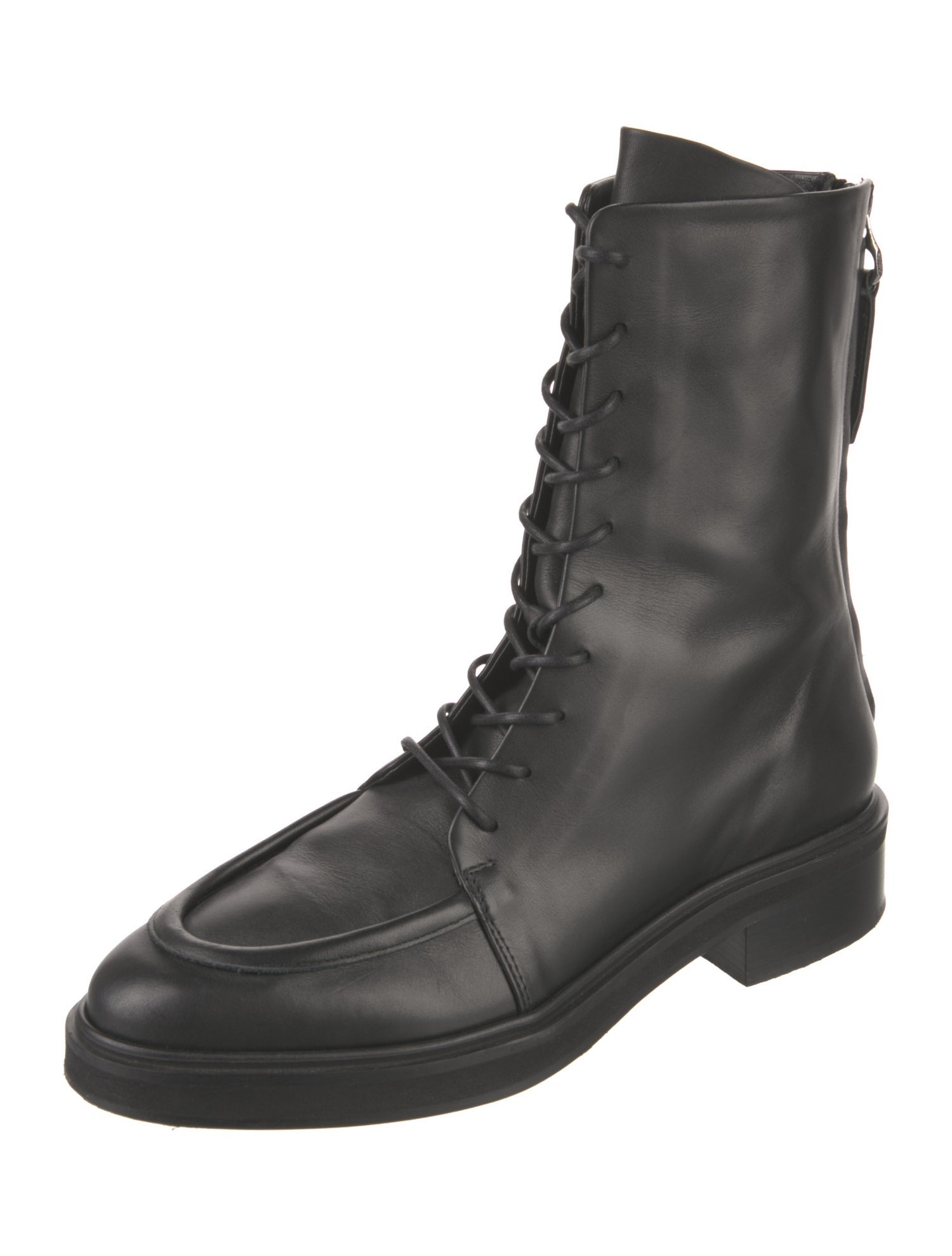 Aeyde Leather Combat Boots