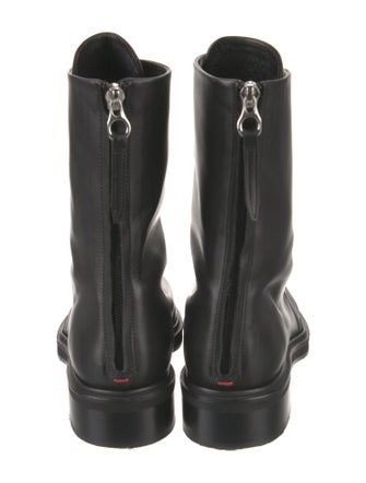 Aeyde Leather Combat Boots