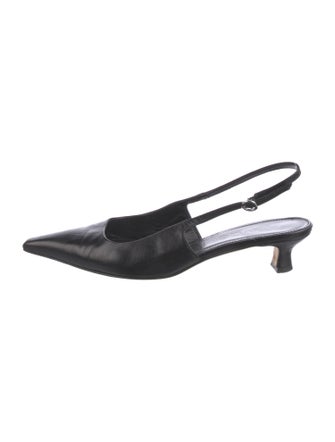 Aeyde Leather Slingback Pumps
