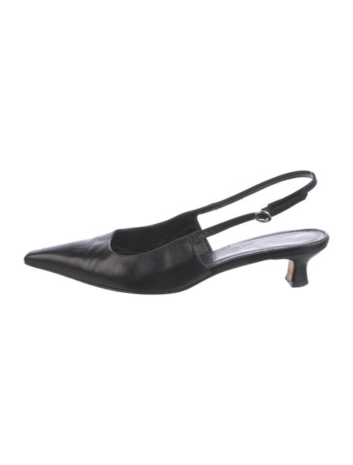 Aeyde Leather Slingback Pumps