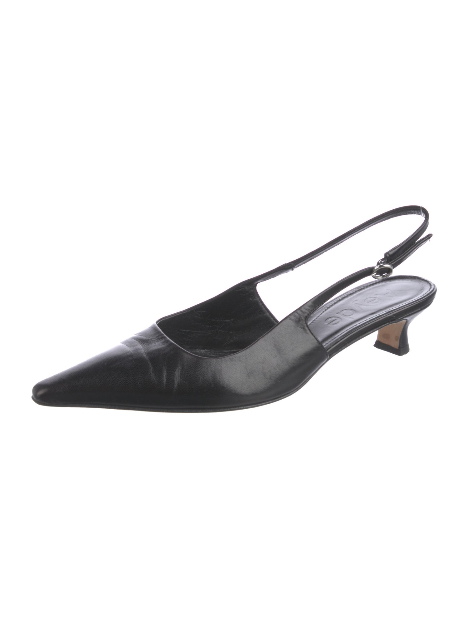 Aeyde Leather Slingback Pumps