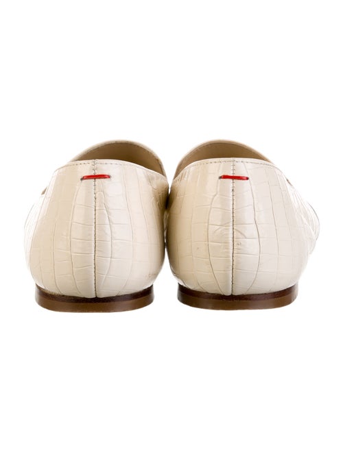 Aeyde Embossed Leather Loafers