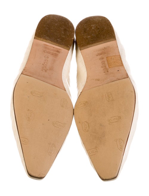 Aeyde Embossed Leather Loafers