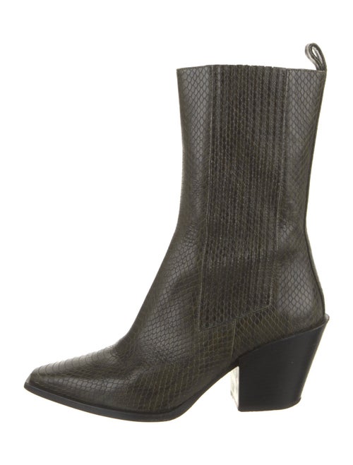 Aeyde Leather Western Boots