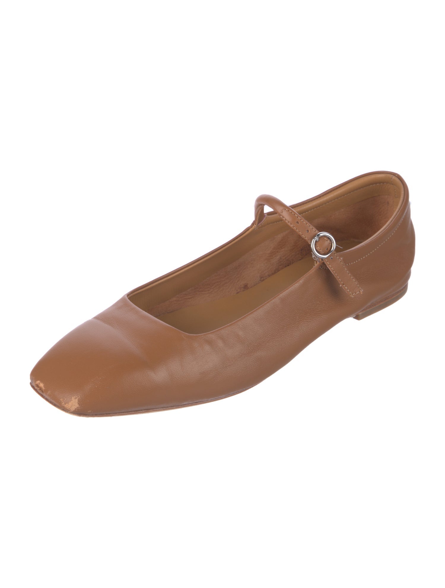 Aeyde Leather Mary Jane Flats