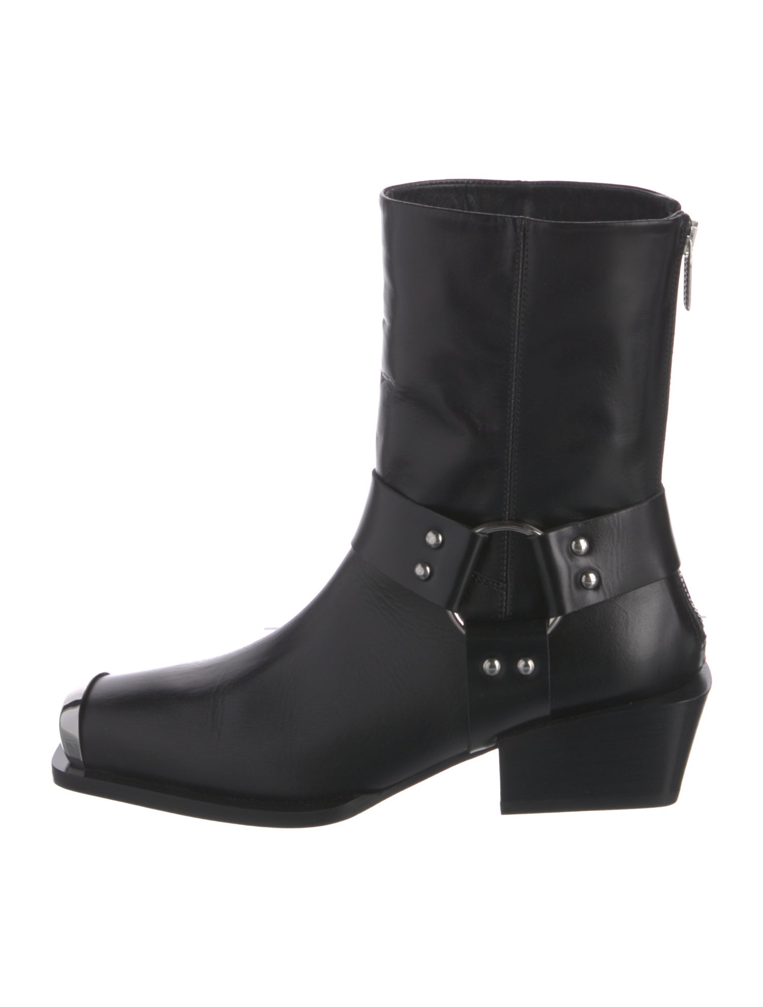 Aeyde Leather Moto Boots