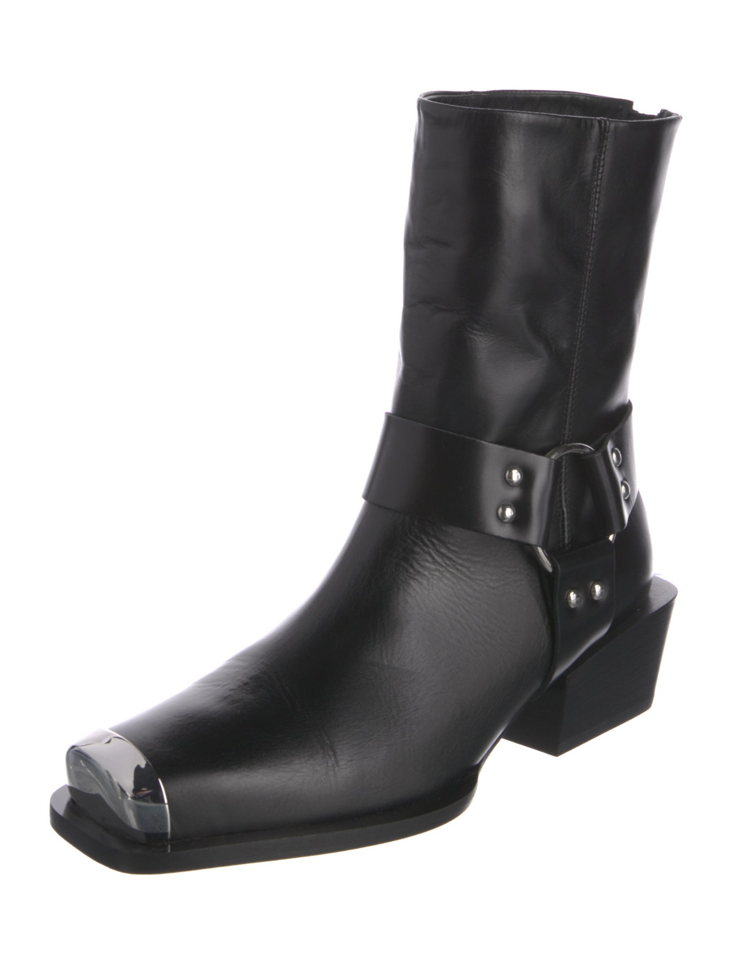 Aeyde Leather Moto Boots