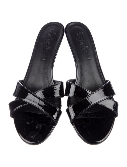 Aeyde Patent Leather Slides