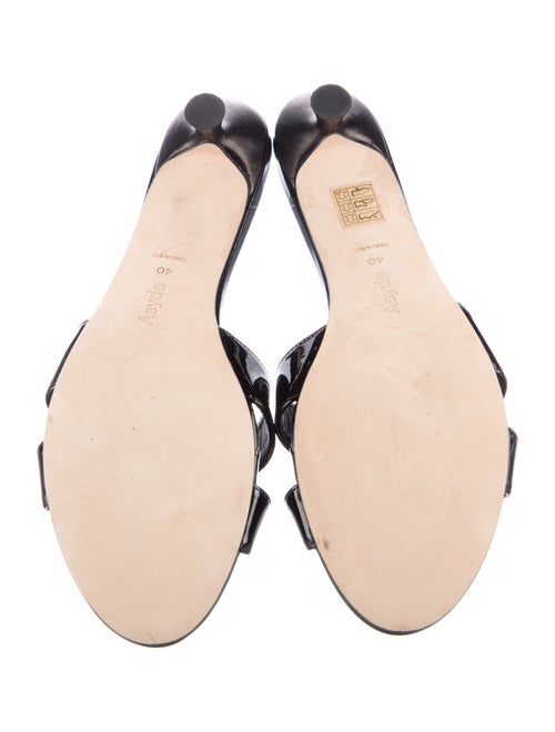 Aeyde Patent Leather Slides