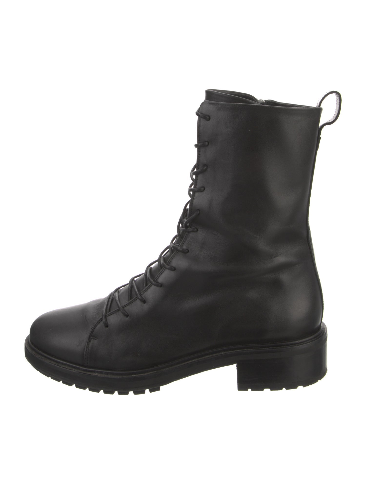 Aeyde Leather Combat Boots