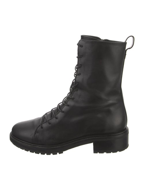 Aeyde Leather Combat Boots