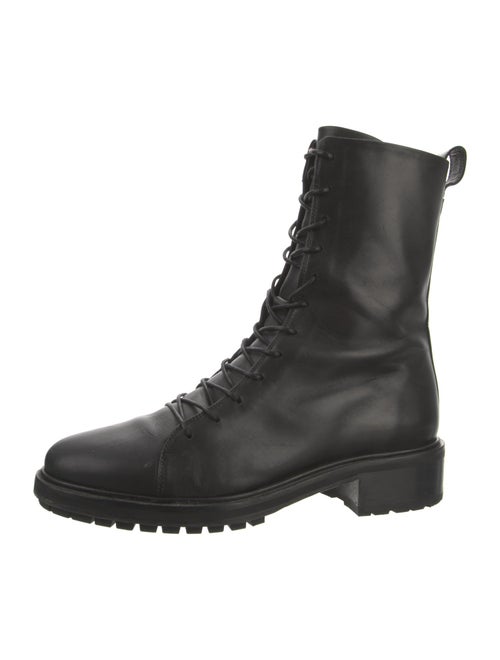 Aeyde Leather Combat Boots
