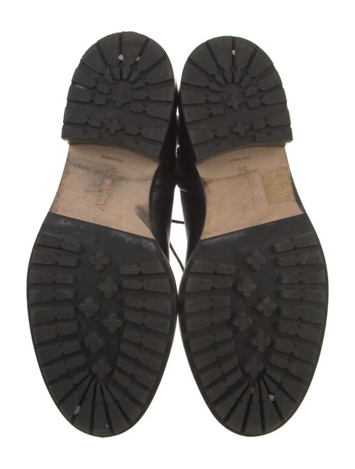 Aeyde Leather Combat Boots