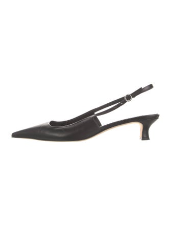 Aeyde Leather Slingback Pumps