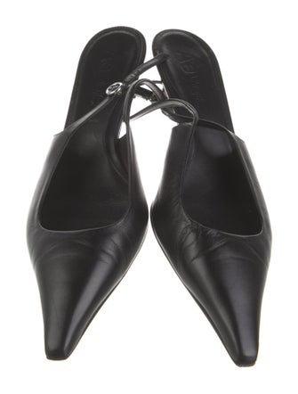 Aeyde Leather Slingback Pumps