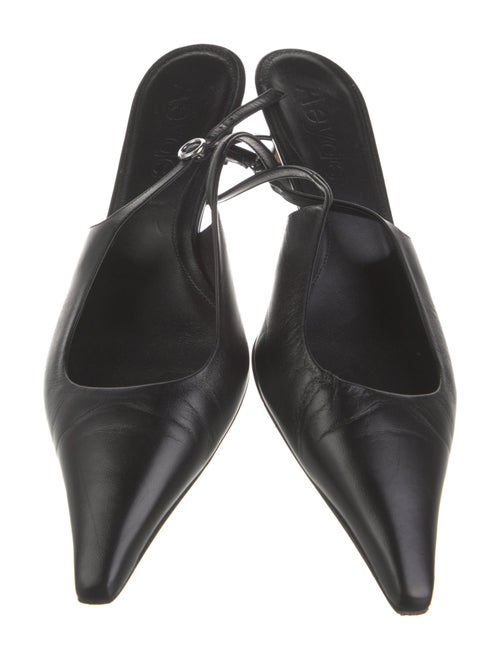 Aeyde Leather Slingback Pumps