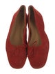 Aeyde Suede Bow Accents Ballet Flats