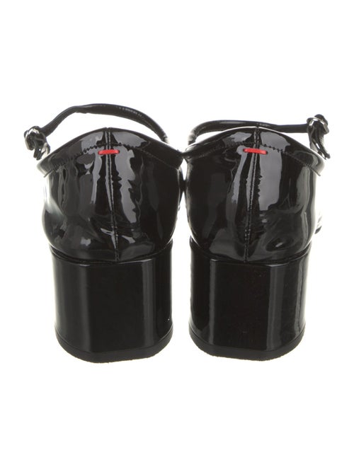 Aeyde Patent Leather Printed Pumps