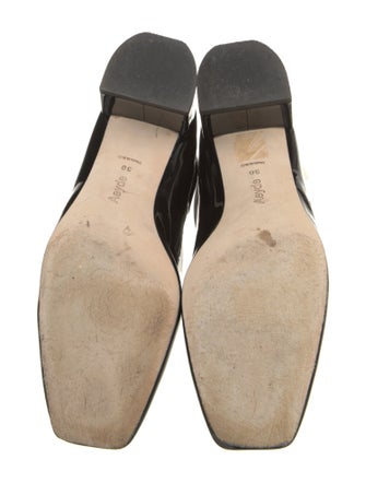 Aeyde Patent Leather Printed Pumps