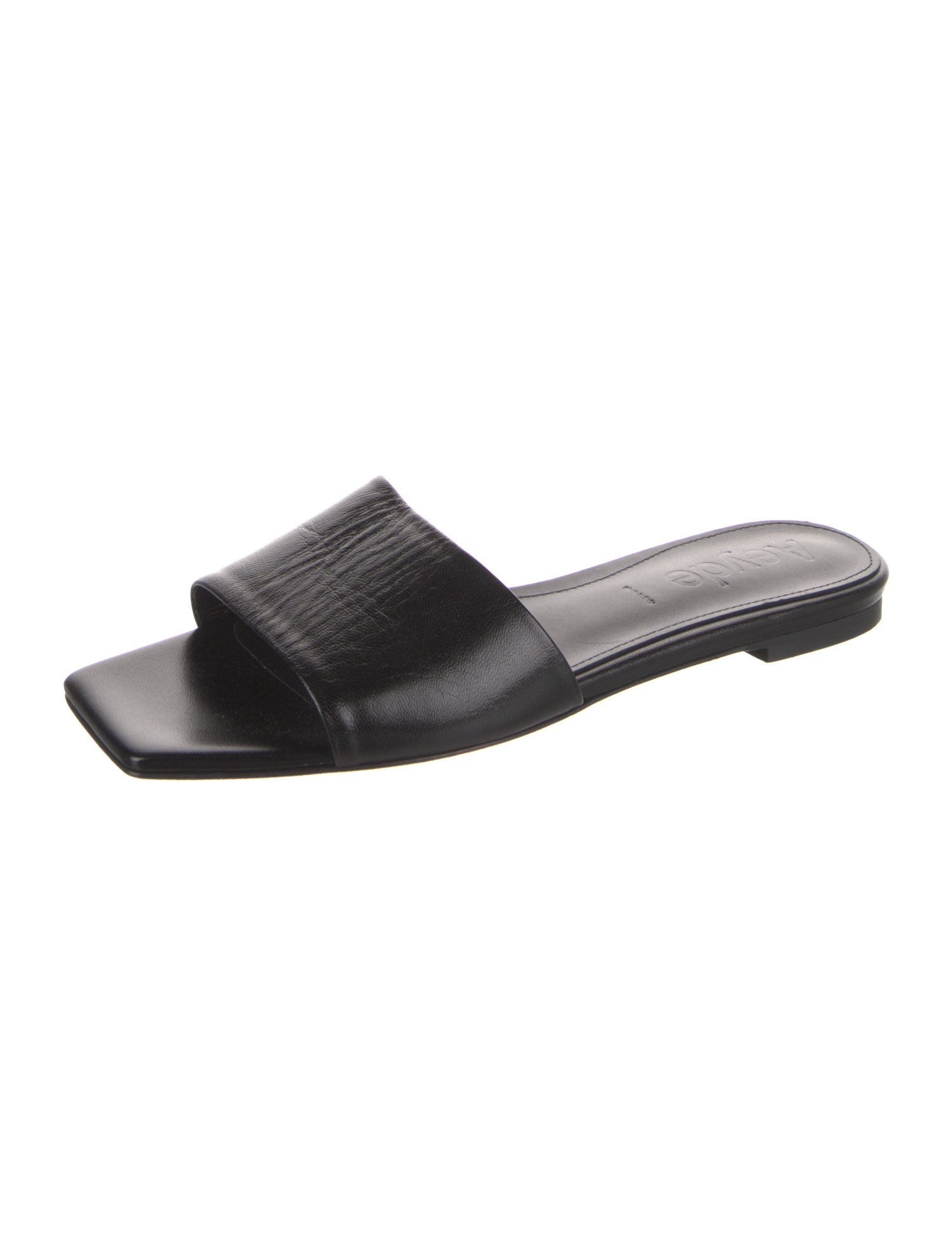 Aeyde Leather Slides