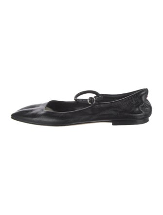 Aeyde Leather Mary Jane Flats