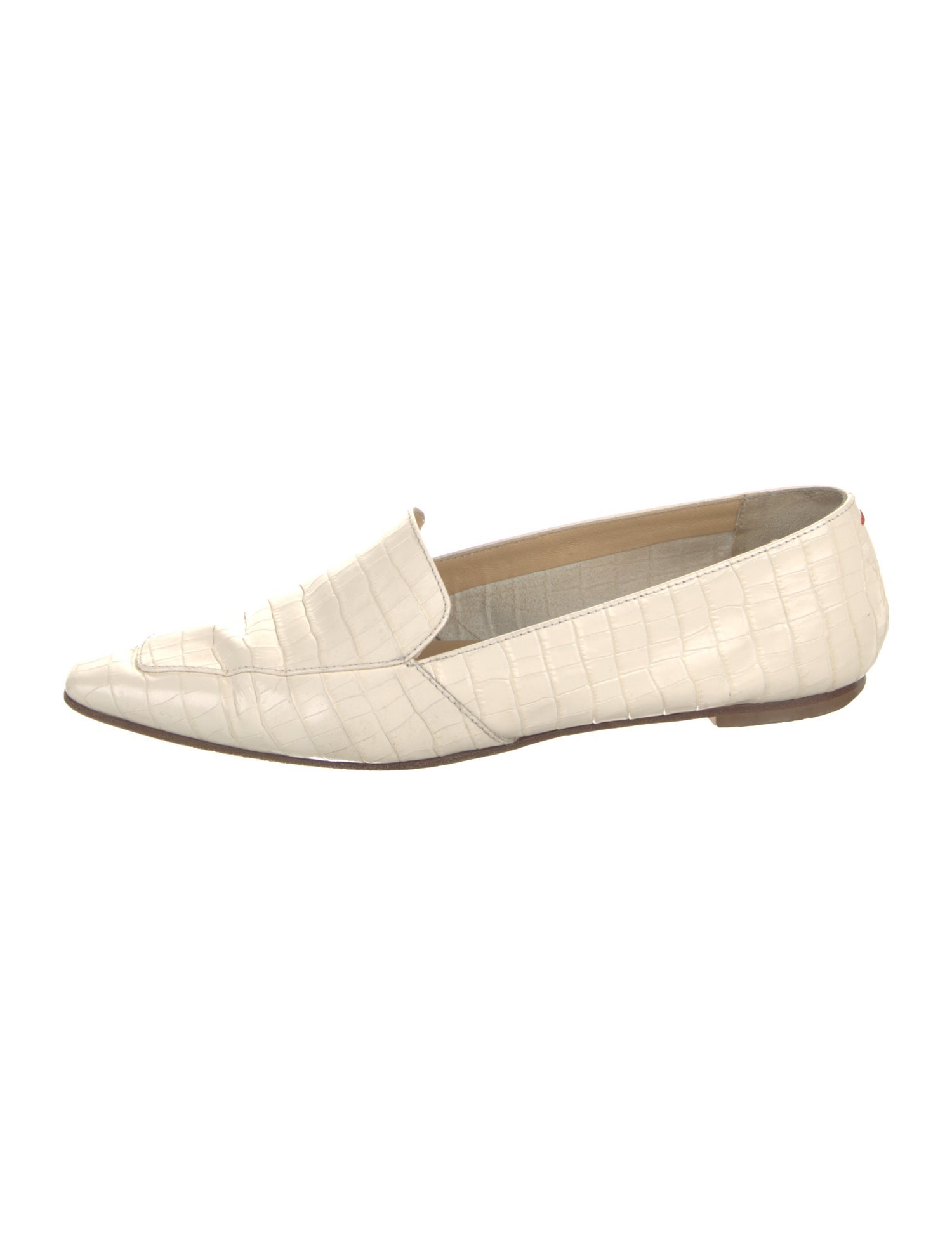 Aeyde Embossed Leather Loafers