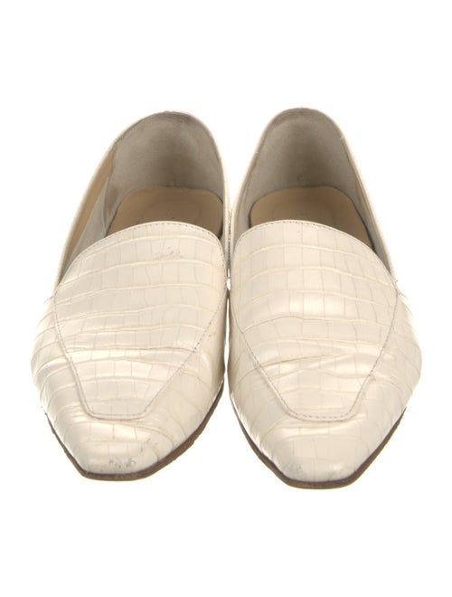 Aeyde Embossed Leather Loafers