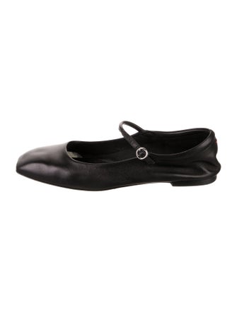 Aeyde Leather Mary Jane Flats