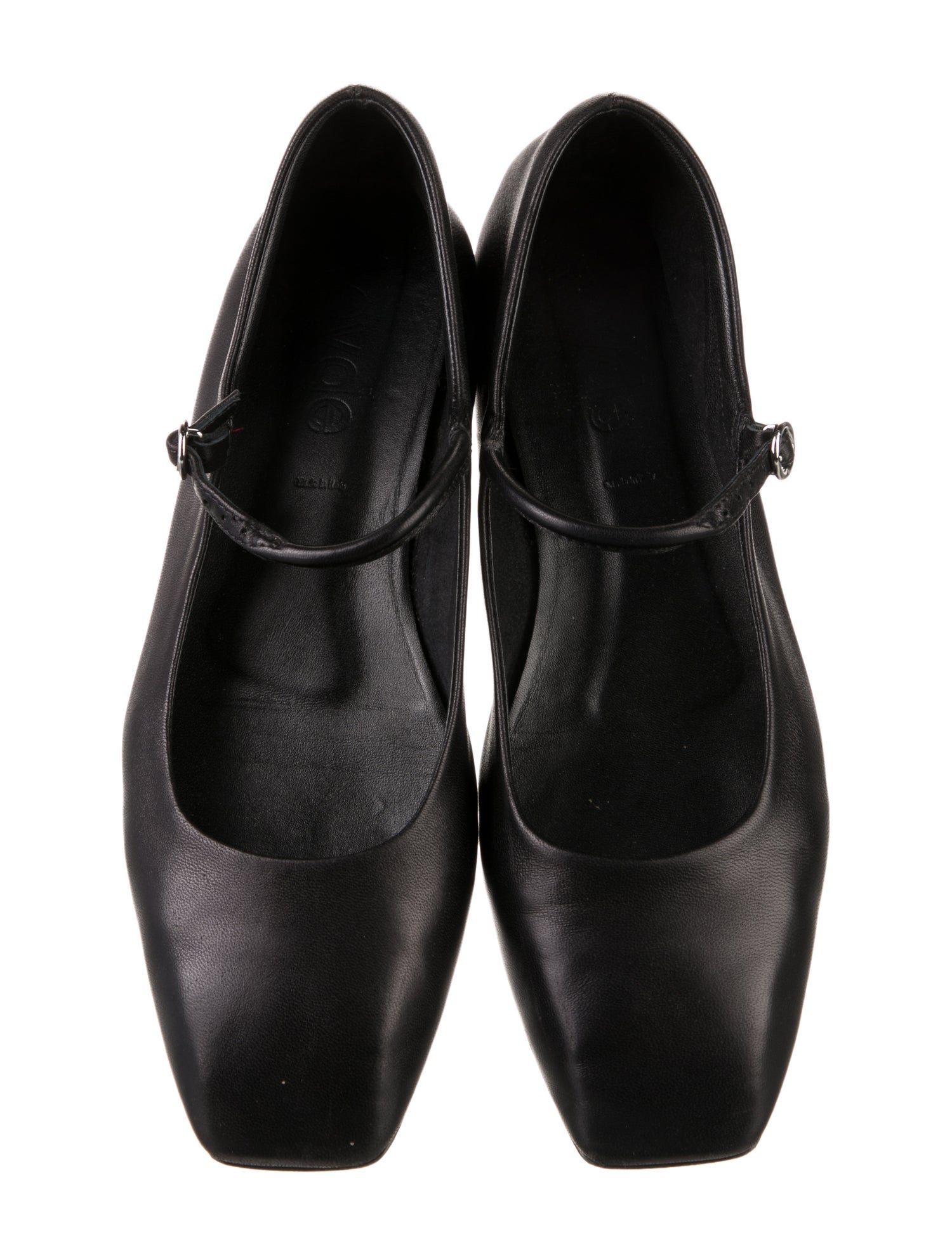 Aeyde Leather Mary Jane Flats