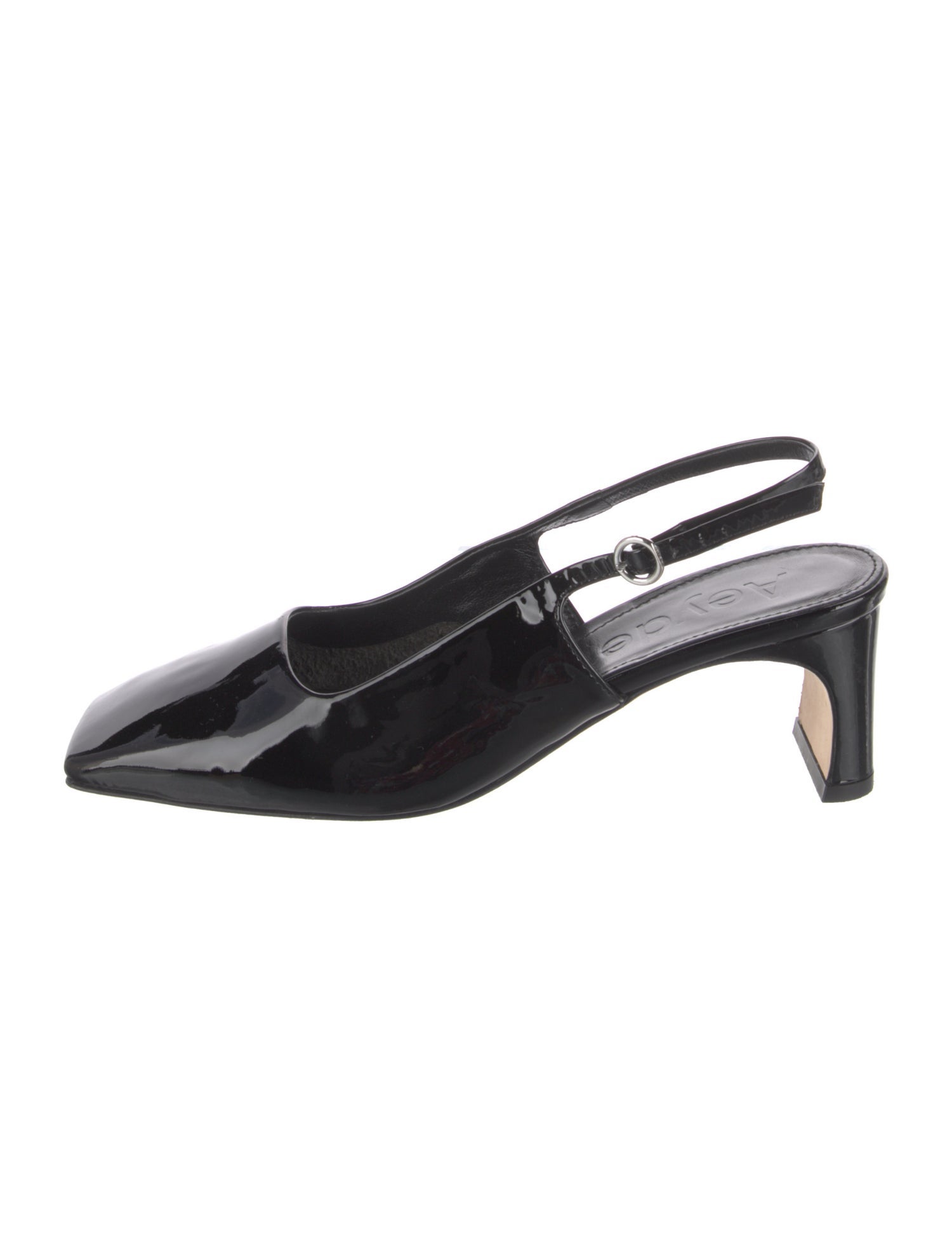 Aeyde Patent Leather Slingback Pumps