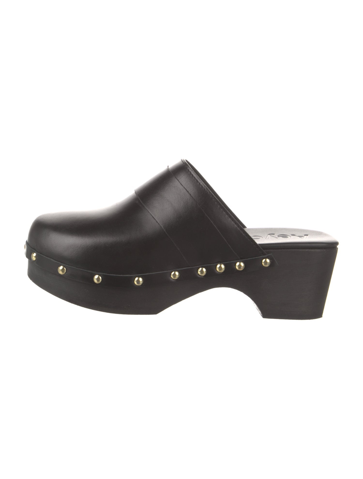 Aeyde Leather Studded Accents Mules