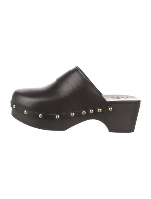Aeyde Leather Studded Accents Mules