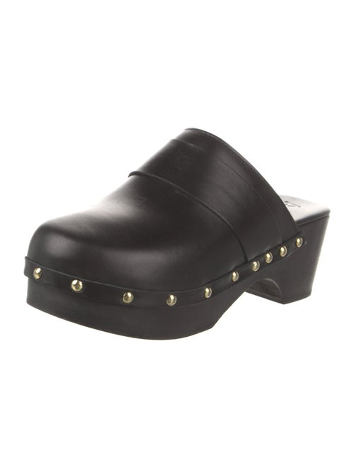 Aeyde Leather Studded Accents Mules