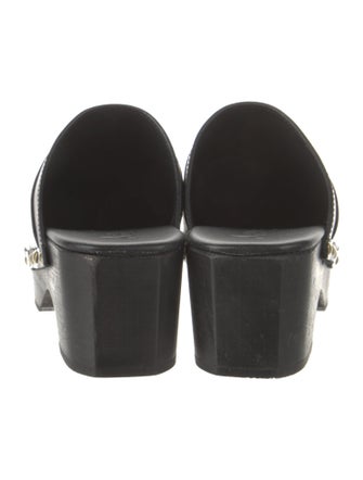 Aeyde Leather Studded Accents Mules