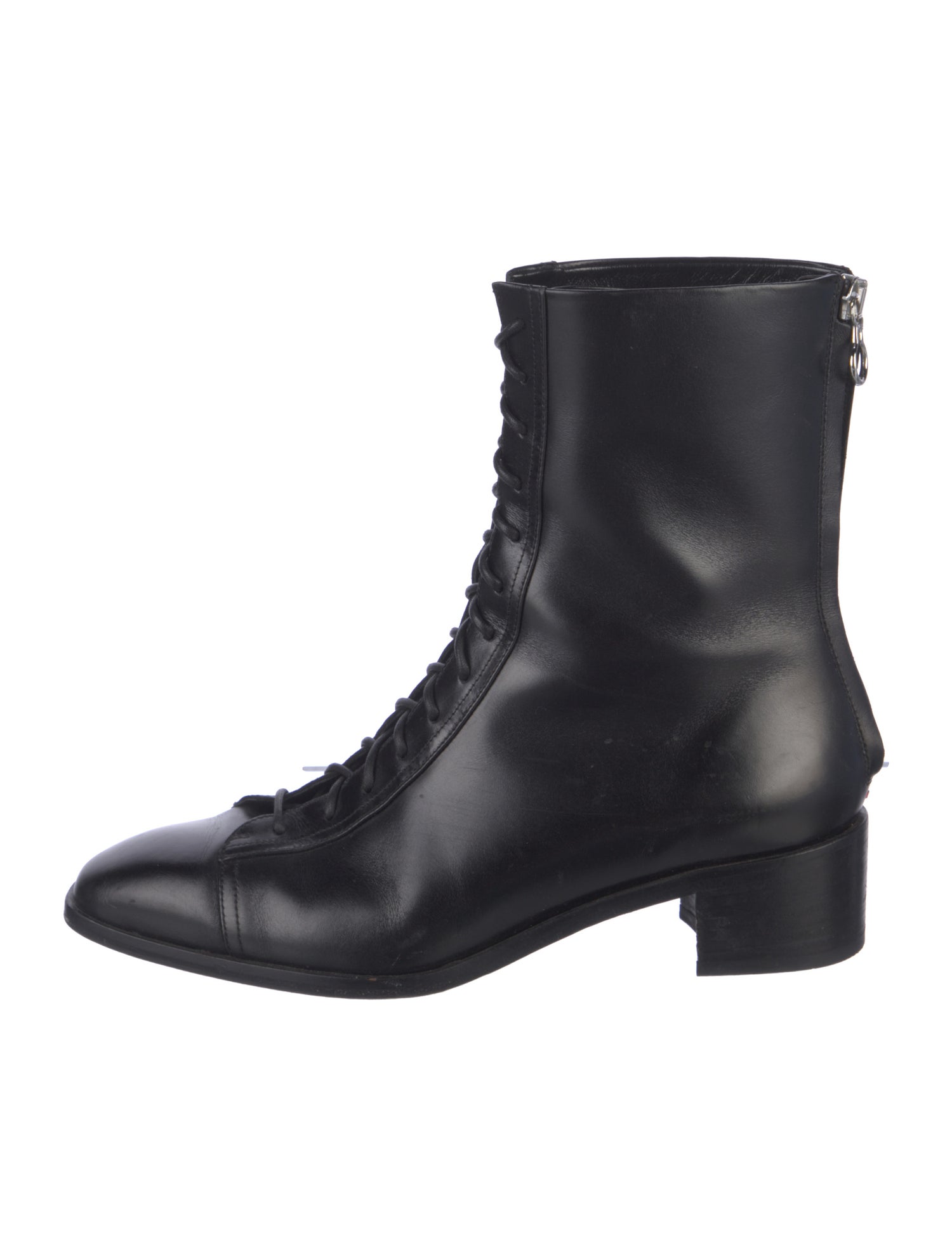 Aeyde Leather Lace-Up Boots