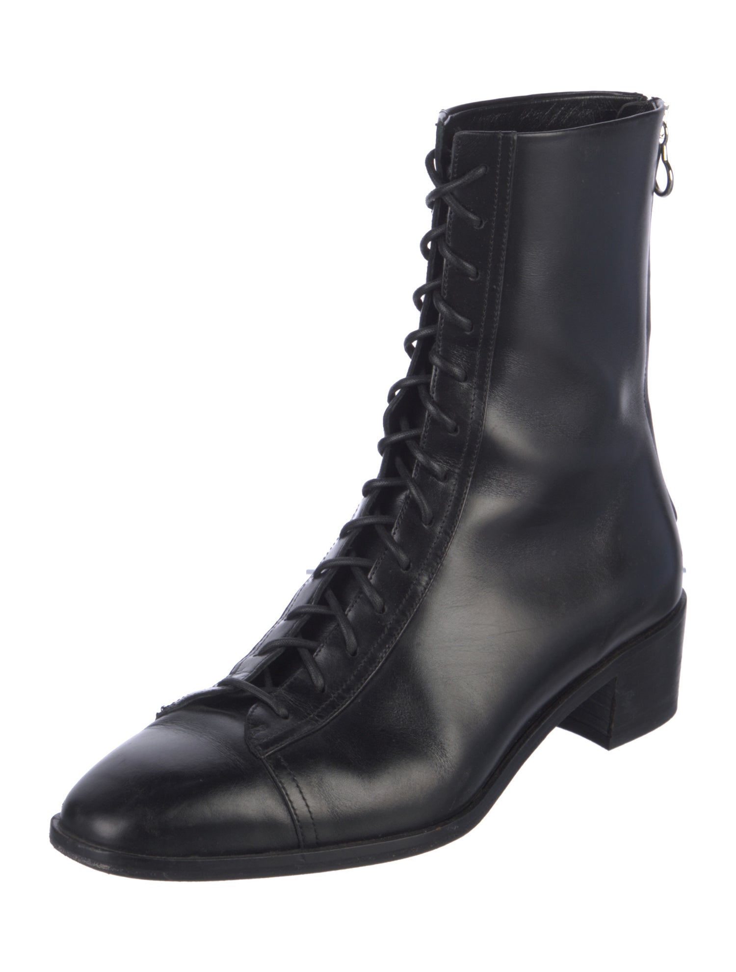 Aeyde Leather Lace-Up Boots