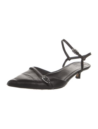 Aeyde Leather Slingback Flats