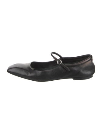 Aeyde Leather Mary Jane Flats