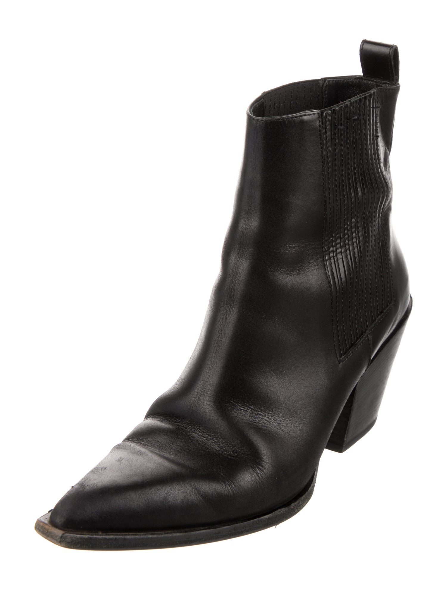 Aeyde Leather Western Boots