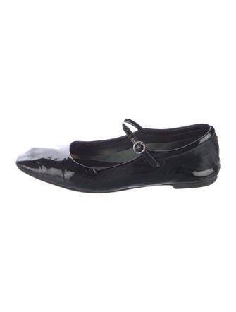 Aeyde Patent Leather Mary Jane Flats