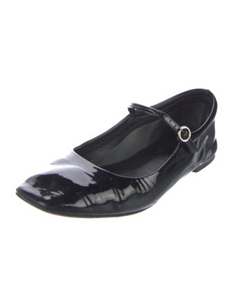 Aeyde Patent Leather Mary Jane Flats